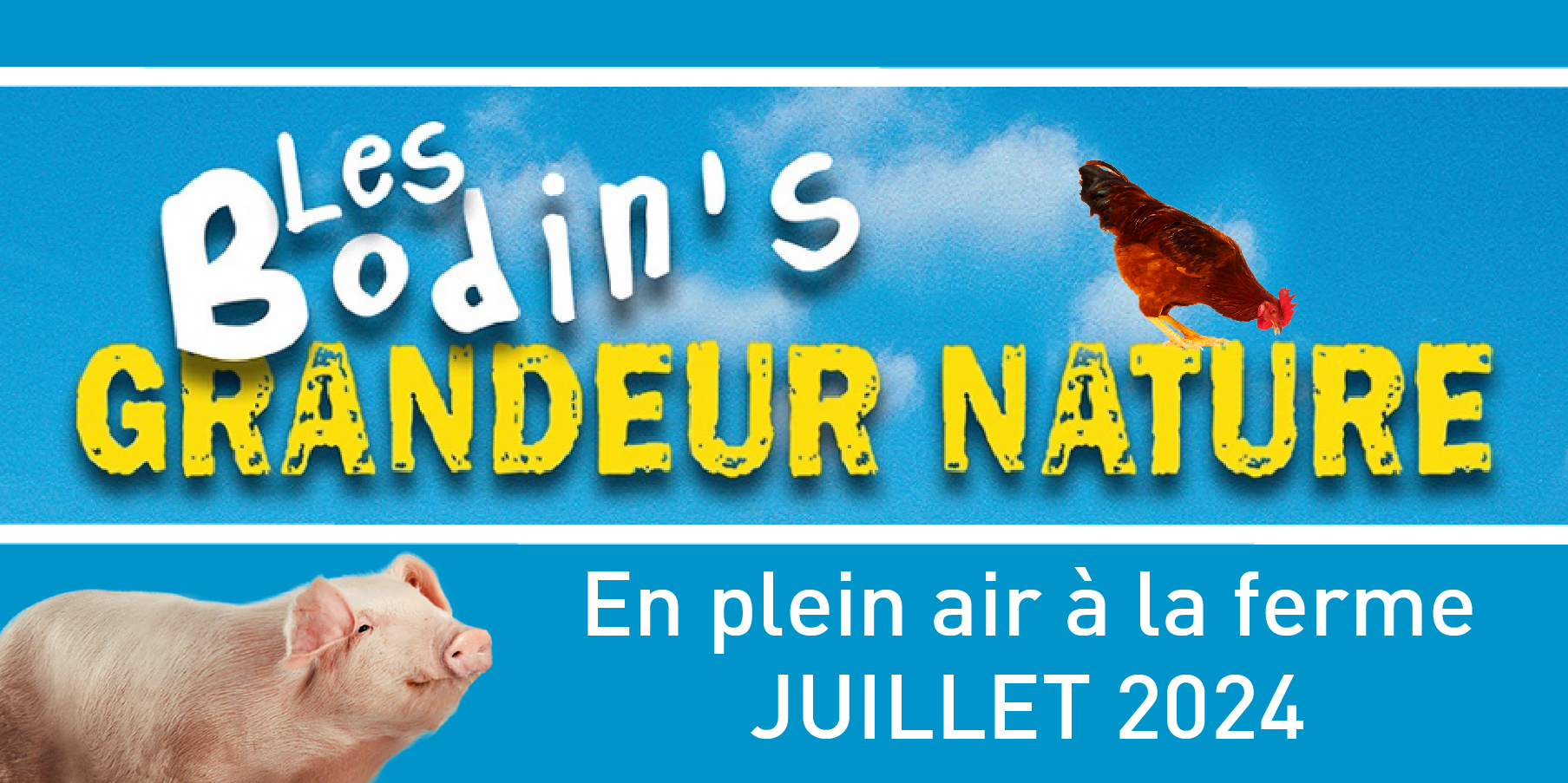 Grandeur nature en plein air à la ferme